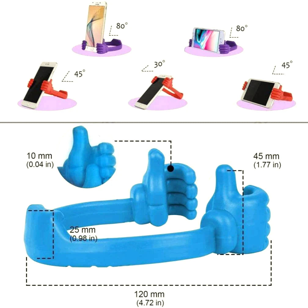 Thumbs up Cell Phone Stand Holder Lazy Desk Flexible Tablet Smartphone Stand Holder for Iphone Samsung Xiaomi Huawei