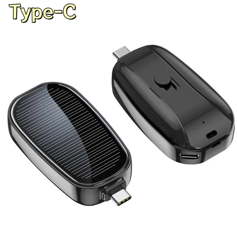 Power Up Your Adventures: The Solar Mini Power Bank Key Ring – Charge On-the-Go with a Splash of Fun!