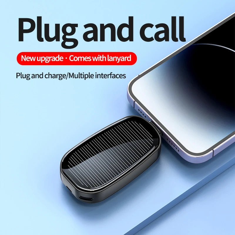 Power Up Your Adventures: The Solar Mini Power Bank Key Ring – Charge On-the-Go with a Splash of Fun!